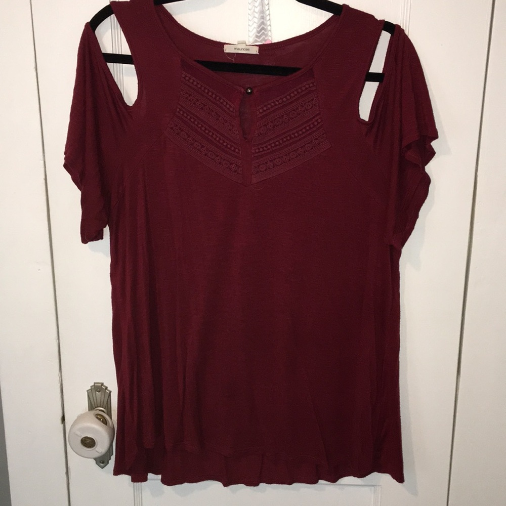 Maurices cold shoulder top